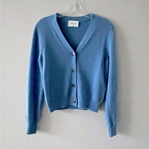 Wilfred Blue Cardigan Sweater